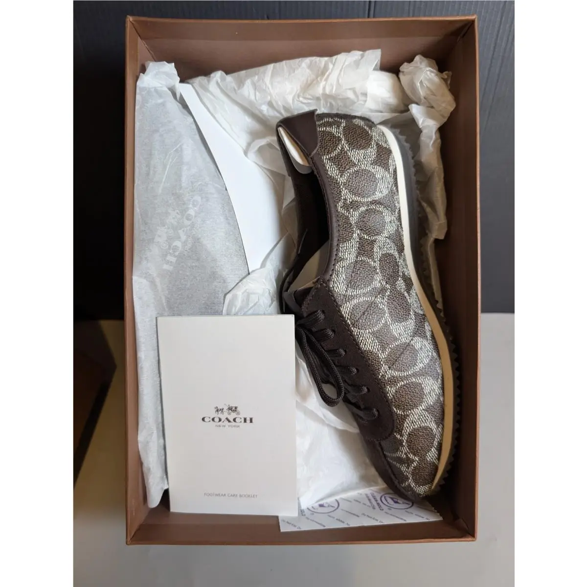 Coach shoes - COACH Signature C - Signature - Q7110 - Brown (UPC: 888542585328) 0