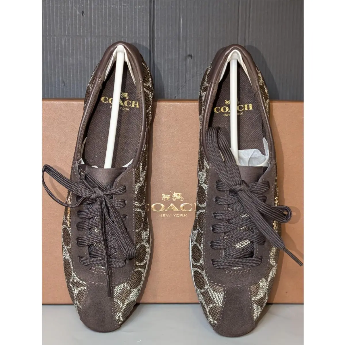 Coach shoes - COACH Signature C - Signature - Q7110 - Brown (UPC: 888542585328) 1
