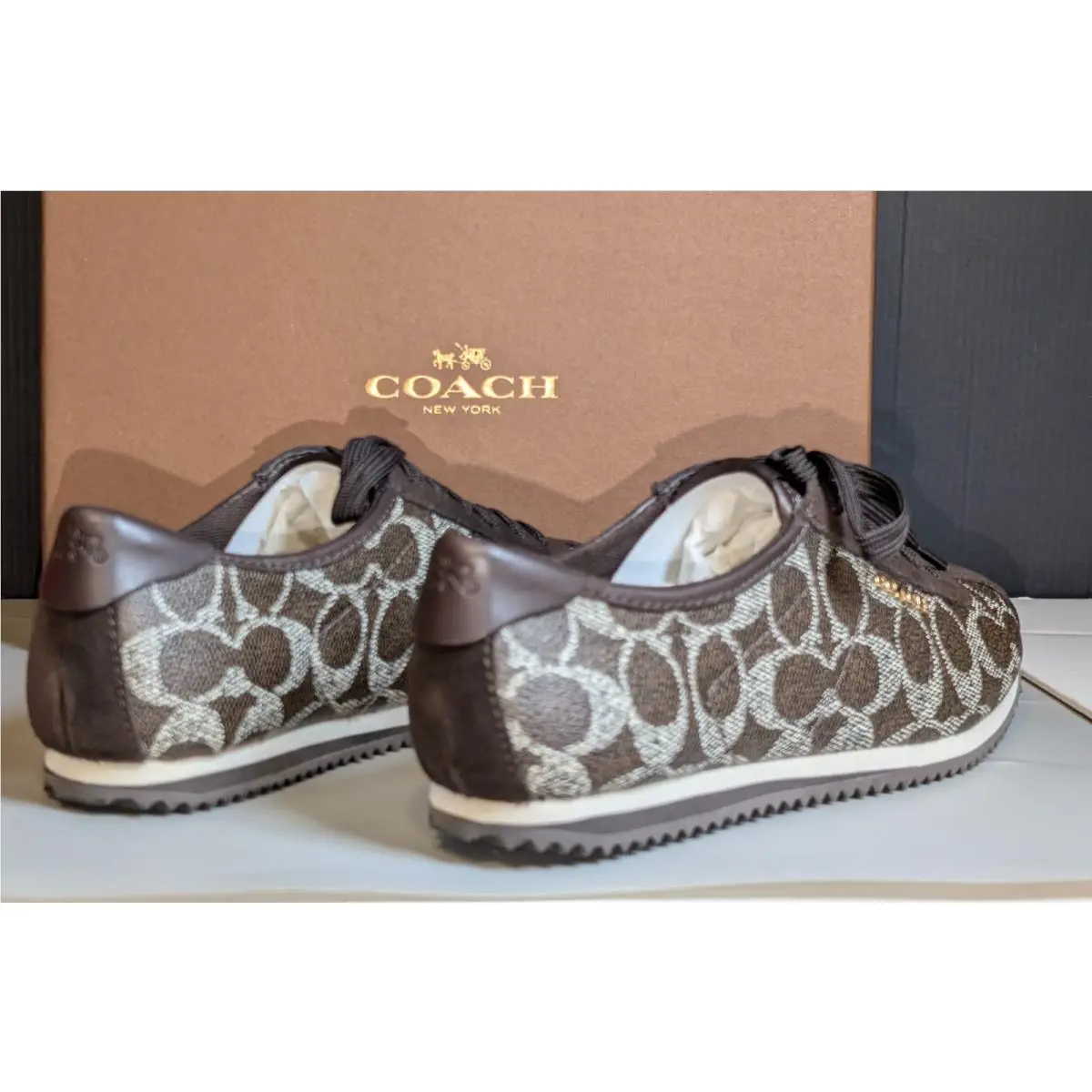 Coach shoes - COACH Signature C - Signature - Q7110 - Brown (UPC: 888542585328) 4