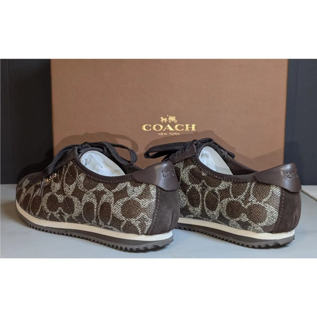 Coach shoes - COACH Signature C - Signature - Q7110 - Brown (UPC: 888542585328) 6