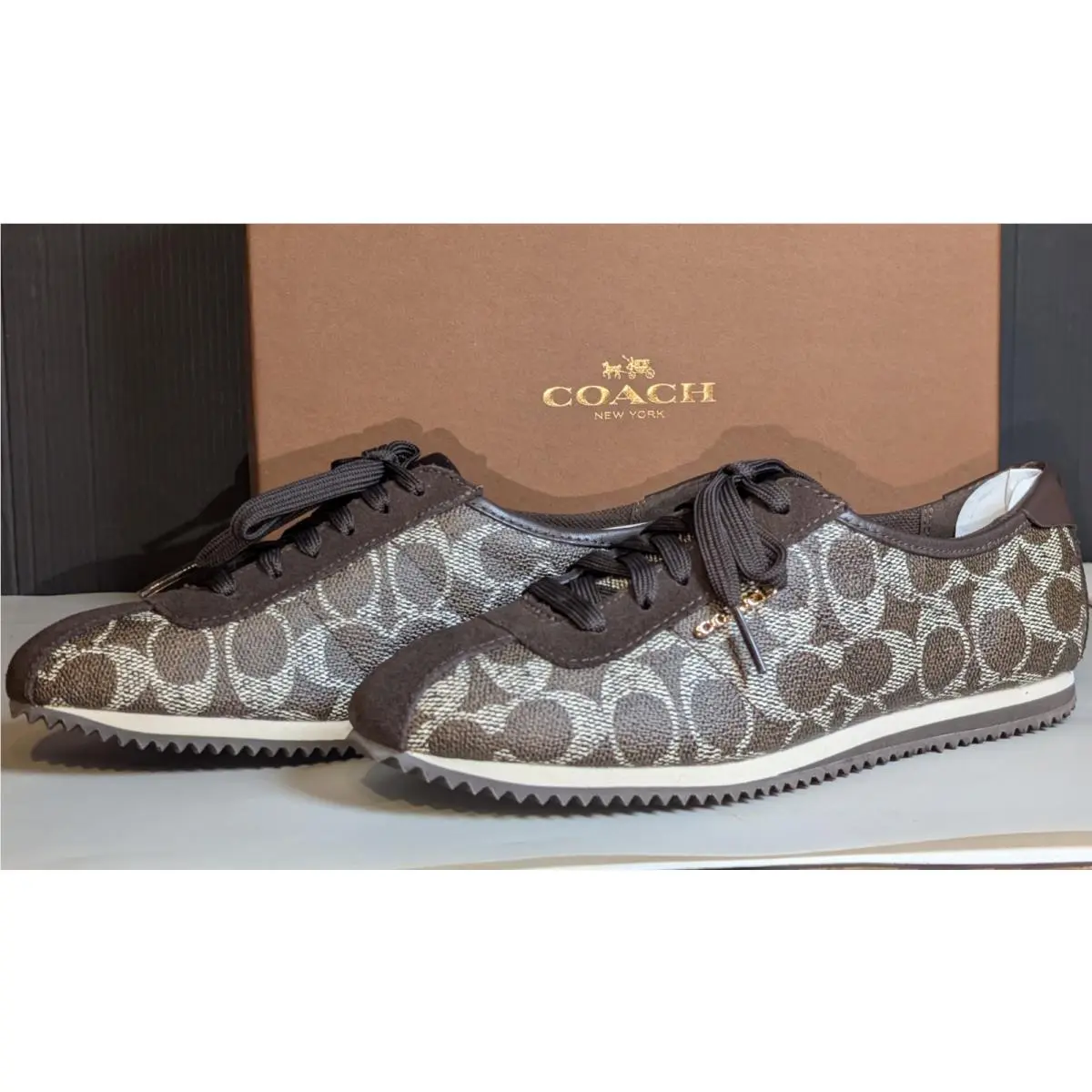Coach shoes - COACH Signature C - Signature - Q7110 - Brown (UPC: 888542585328) 7