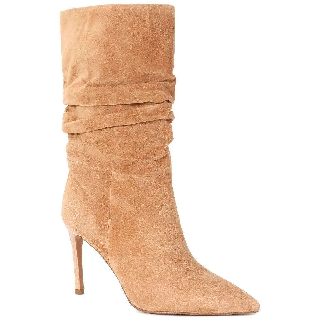 Tiffany Fred Paris Suede Slouchy Boot Women`s by Tiffany & Co.