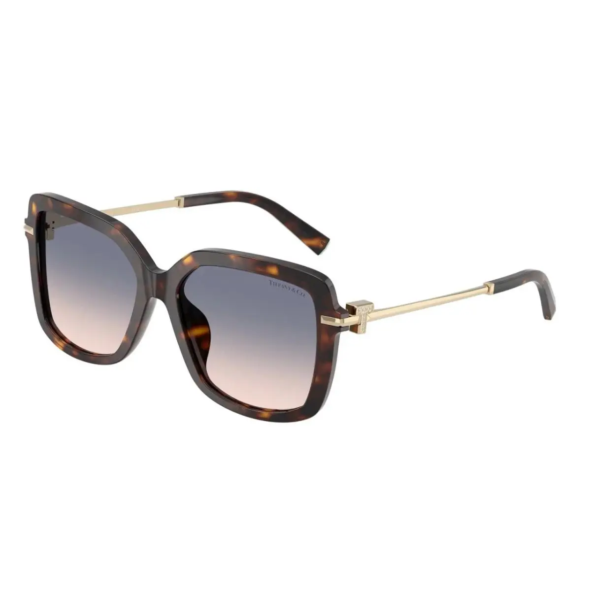 Tiffany TF4252B 801516 Havana Blue Gradient Women`s 55 mm Sunglasses by Tiffany & Co.