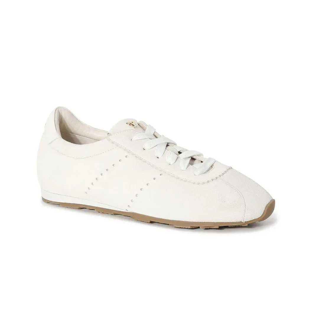Tiffany Fred Paris Suede Sneaker Women`s Ivory 40 by Tiffany & Co.