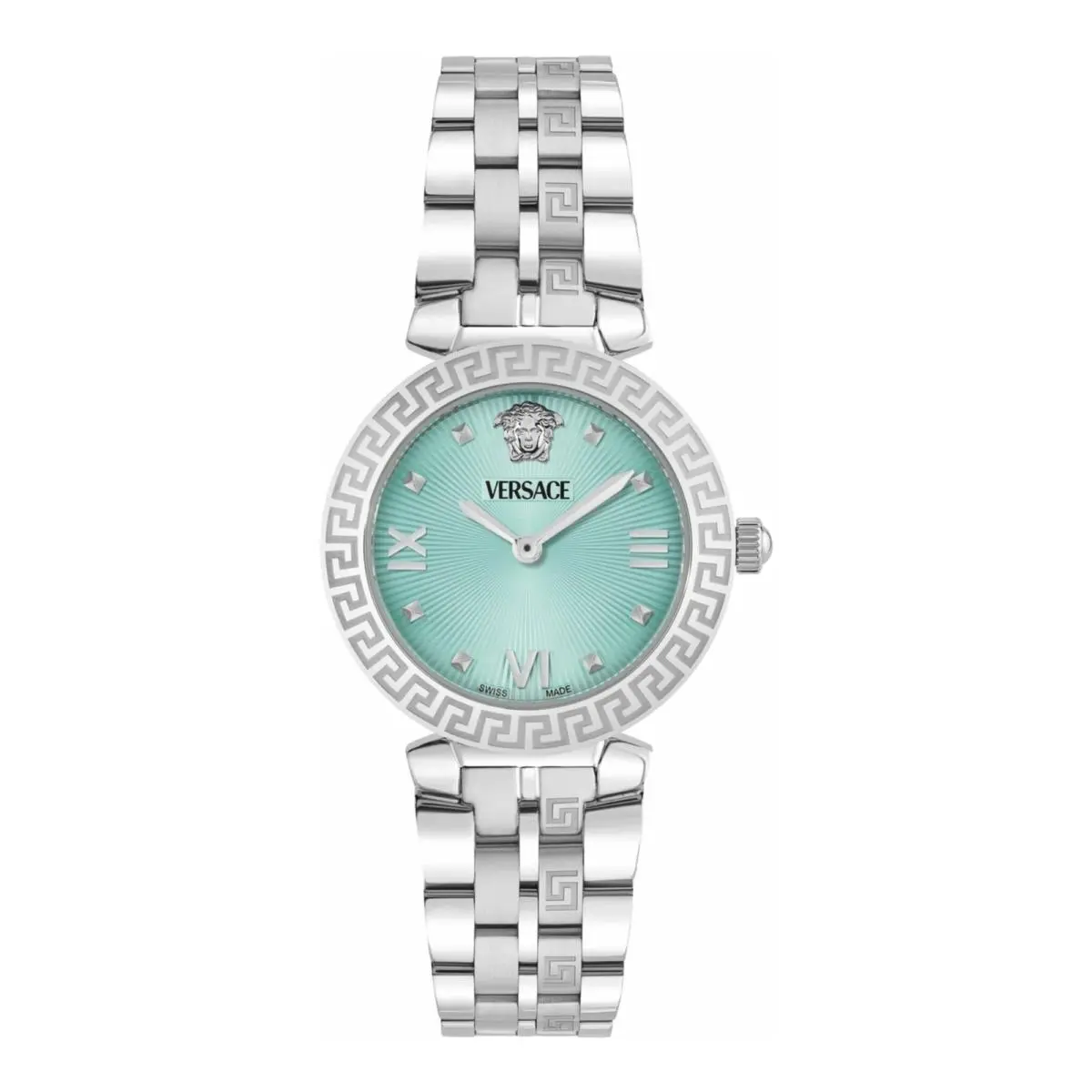 Womens Stainless Steel 32mm Bracelet Fashion Watch by Versace