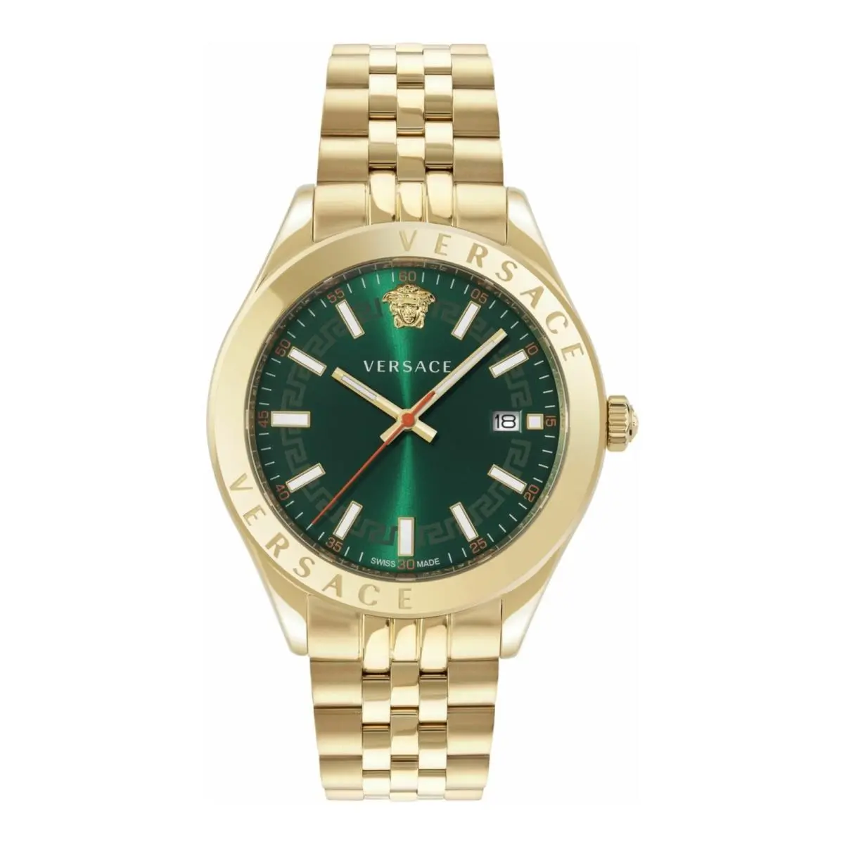 Mens Gold 42mm Bracelet Fashion Watch by Versace