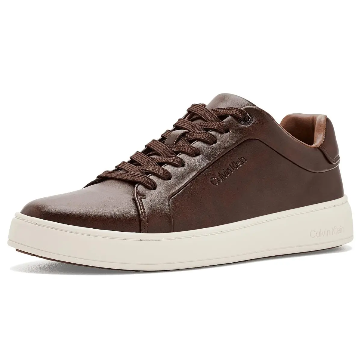 Men`s Sneakers Athletic Shoes  Wivlo Dark Brown by Calvin Klein