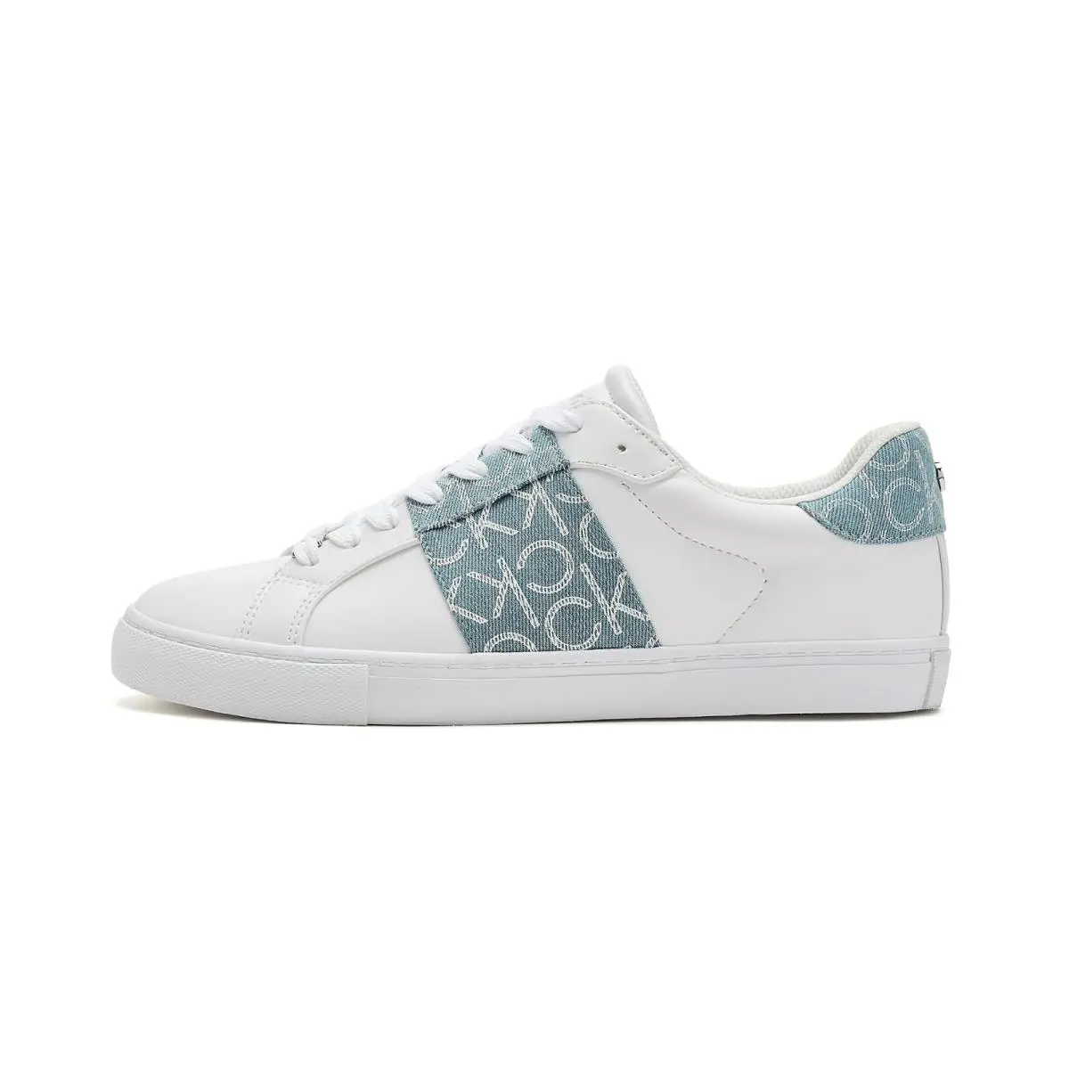 Calvin Klein shoes - White/Light Blue Logo 2