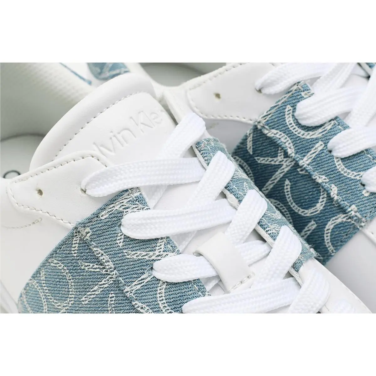 Calvin Klein shoes - White/Light Blue Logo 4
