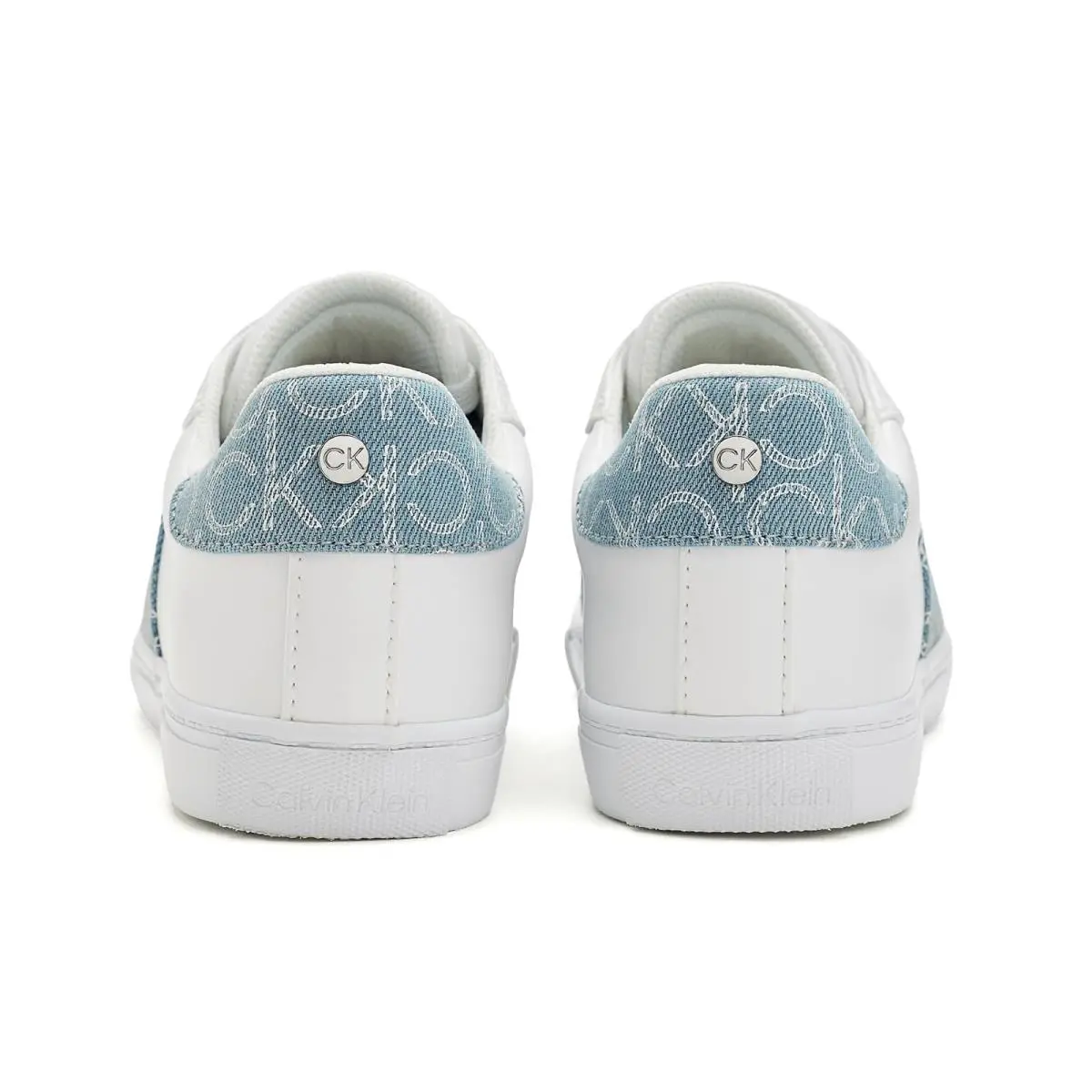 Calvin Klein shoes - White/Light Blue Logo 12