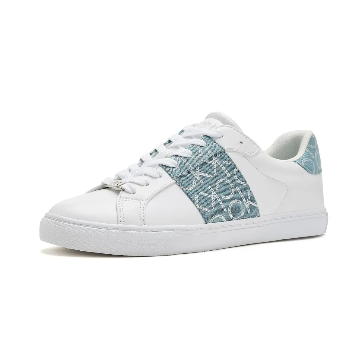 Calvin Klein shoes - White/Light Blue Logo 6