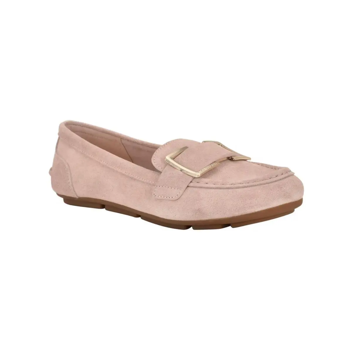 Women`s Calvin Klein Lydia Slip-on Loafers Light Pink Suede