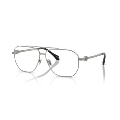 Men`s 57mm Gunmetal Eyeglasses VE1307-1001-57 by Versace
