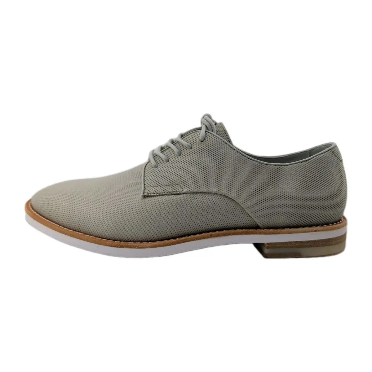 Calvin Klein shoes - Agusto 34F1229 - Agusto - Leather Dress Shoes - Gray (UPC: 889655688227) 2