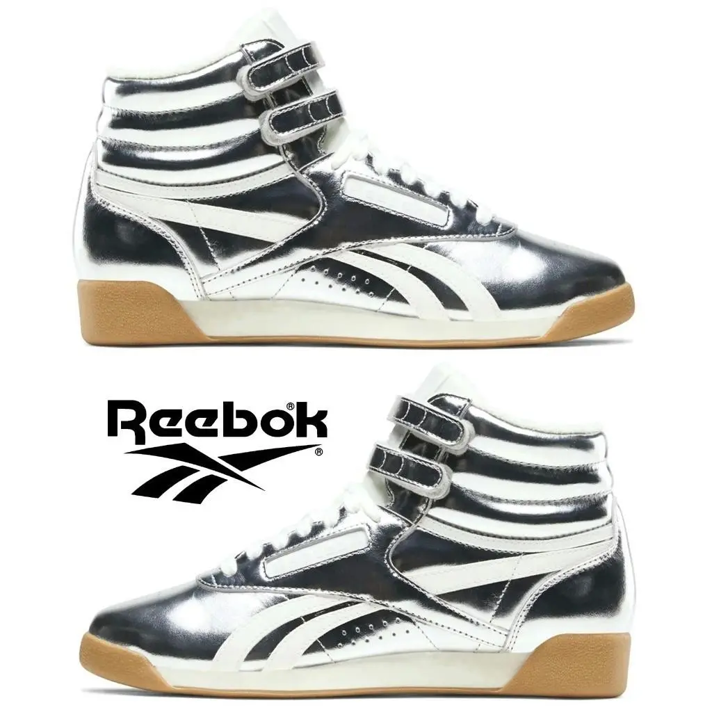 Reebok shoes - Reebok Freestyle Hi - Freestyle - Silver, Manufacturer: Silver Metallic/Chalk/Gum 7