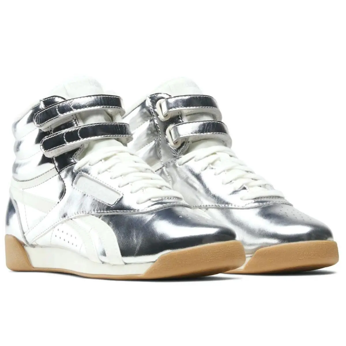 Reebok shoes - Reebok Freestyle Hi - Freestyle - Silver, Manufacturer: Silver Metallic/Chalk/Gum 8
