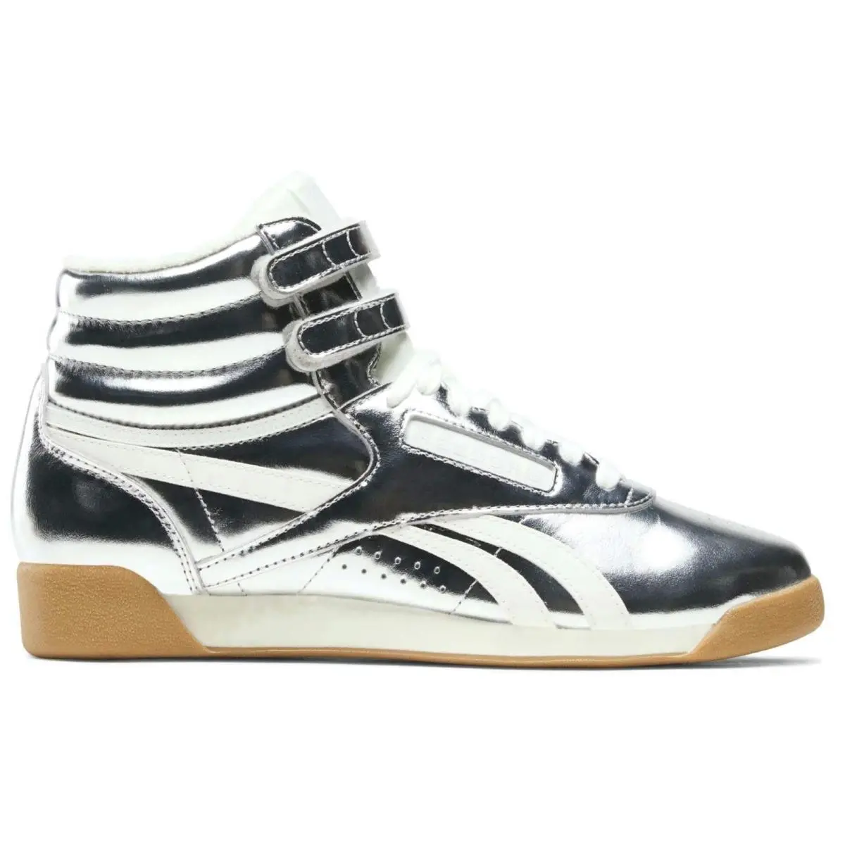 Reebok shoes - Reebok Freestyle Hi - Freestyle - Silver, Manufacturer: Silver Metallic/Chalk/Gum 28