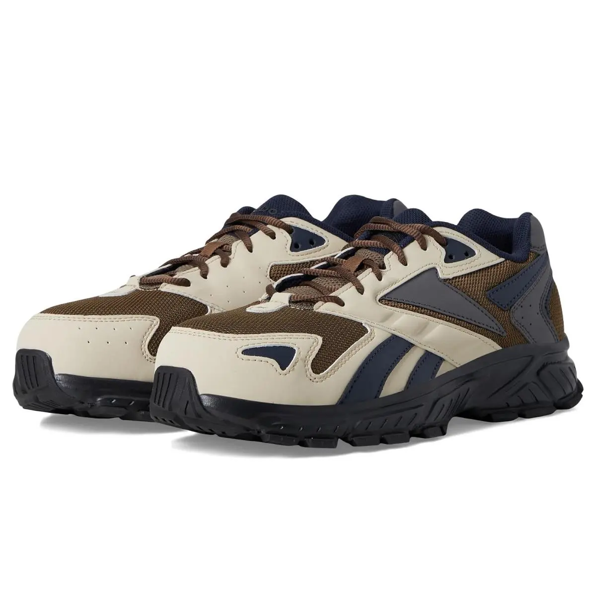 Reebok shoes - Tan/Blue/Brown 6