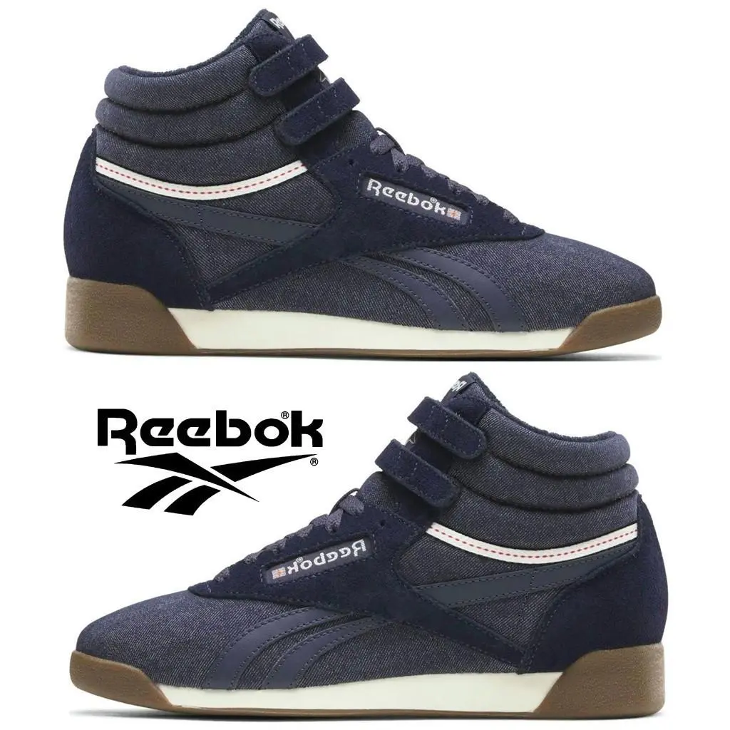 Reebok shoes - Reebok Freestyle Hi - Freestyle - Blue, Manufacturer: Darkindigo/Chalk/Gum 23