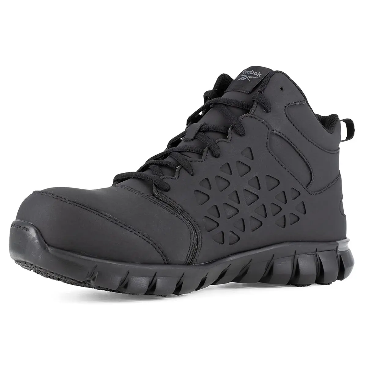 Work Sublite Cushion Work Safety Athletic Mid Cut Composite Toe Shoe by Reebok