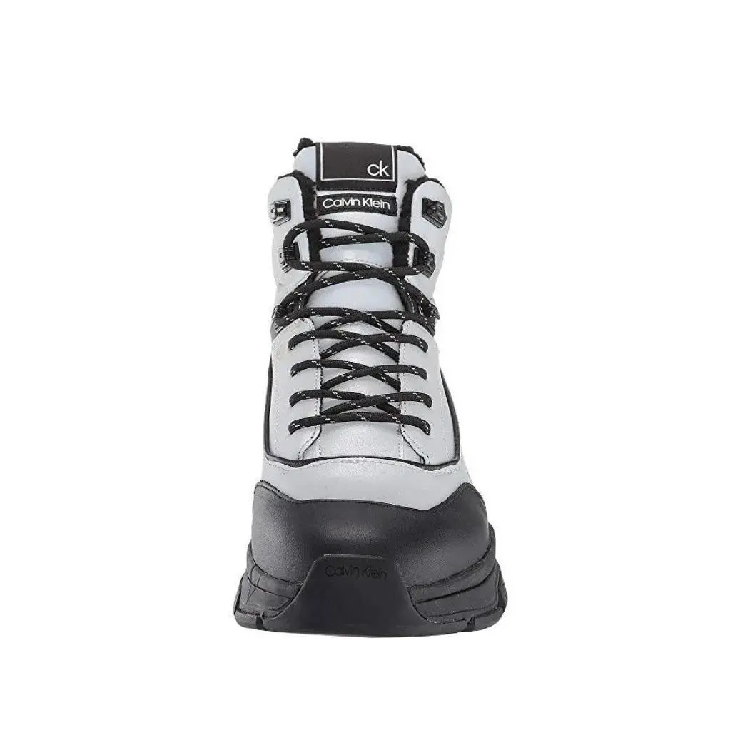 Calvin Klein shoes - F2118-962 - 11179 - Black / Silver Smooth Calf / Reflective Nylon (UPC: 194060111766) 0