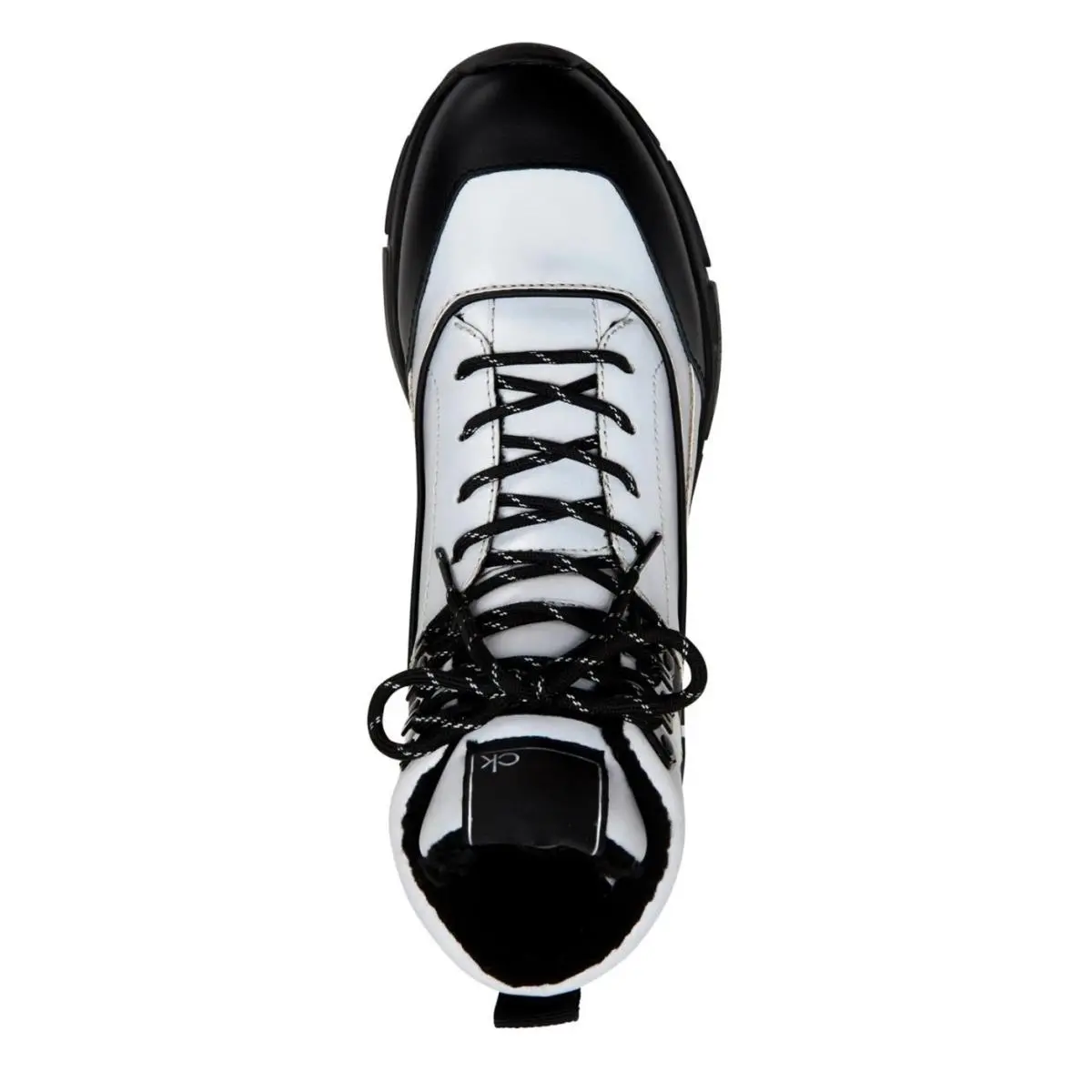Calvin Klein shoes - F2118-962 - 11179 - Black / Silver Smooth Calf / Reflective Nylon (UPC: 194060111766) 4