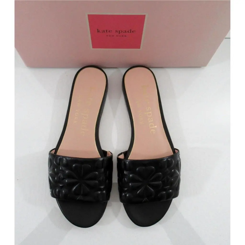 Kate Spade shoes - Kate Spade New York Emmie Slide - K7060 - Black (UPC: 196021045233) 1