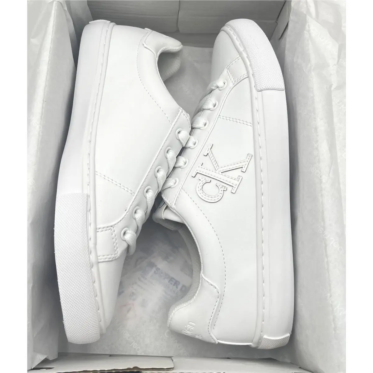 Calvin Klein shoes - White (UPC: 197648757158) 8