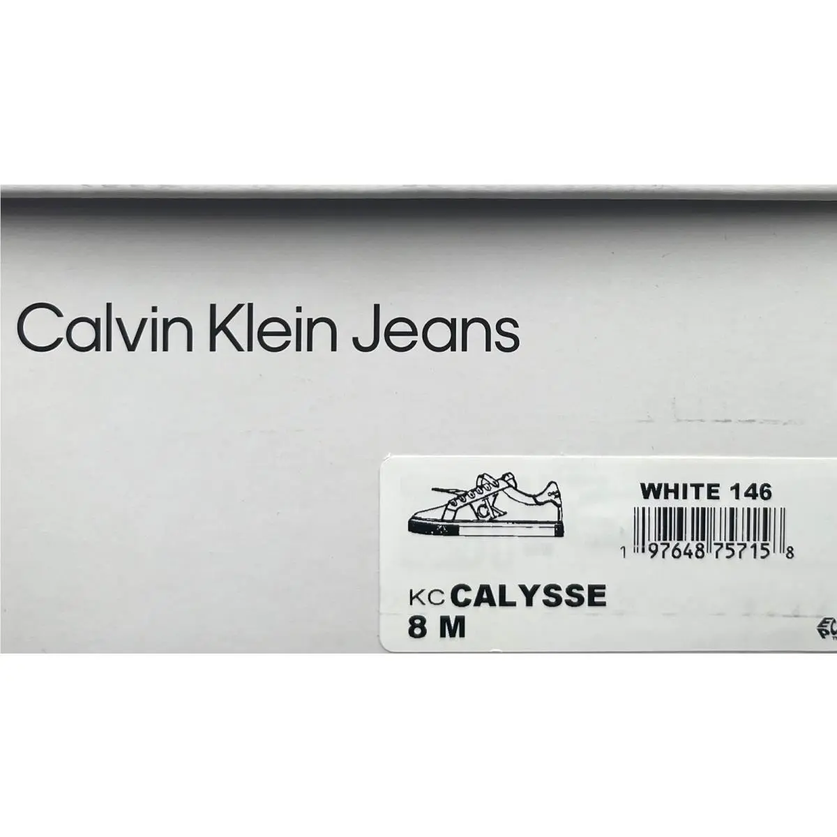 Calvin Klein shoes - White (UPC: 197648757158) 9