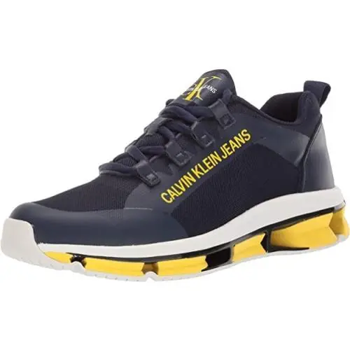 Calvin Klein CK Jeans Men`s Leory Shoe Navy Mesh/nappa 11 M US