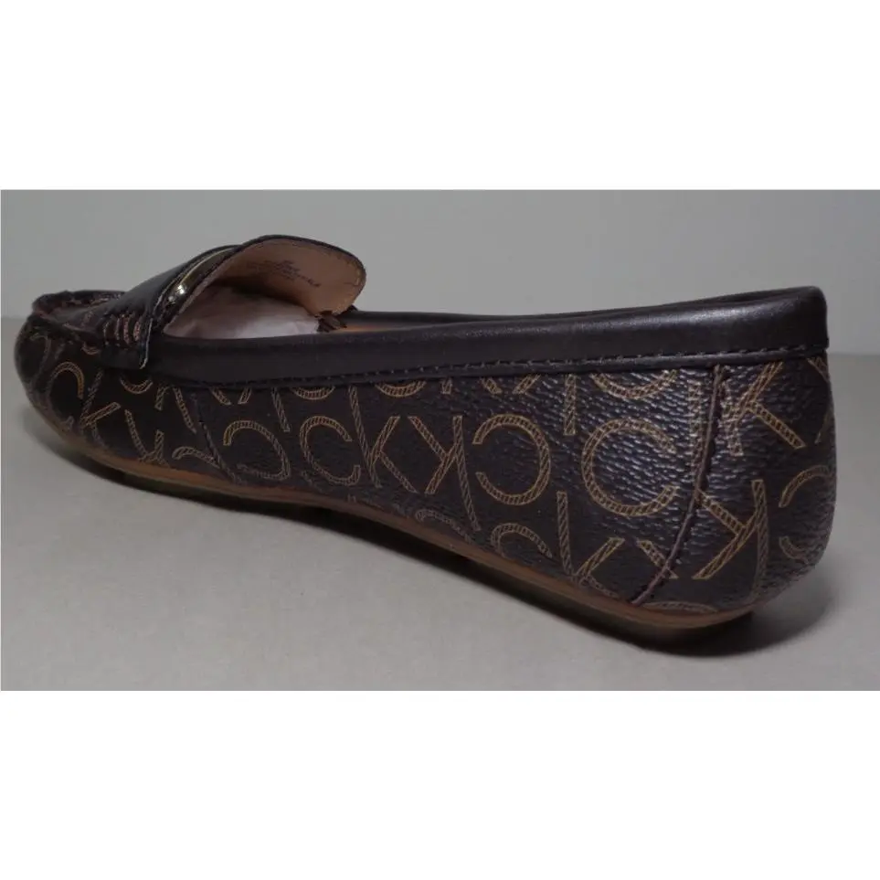 Calvin Klein shoes - Leonie - Leonie - Medium Brown / Espresso Logo (UPC: 195972927353) 10