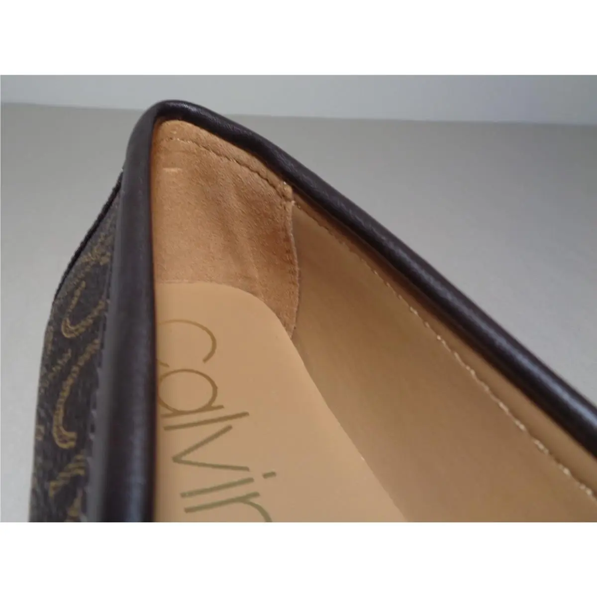 Calvin Klein shoes - Leonie - Leonie - Medium Brown / Espresso Logo (UPC: 195972927353) 16