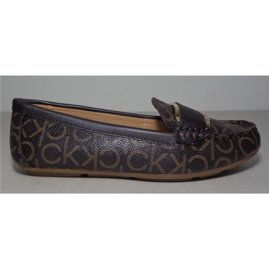 Calvin Klein shoes - Leonie - Leonie - Medium Brown / Espresso Logo (UPC: 195972927353) 0