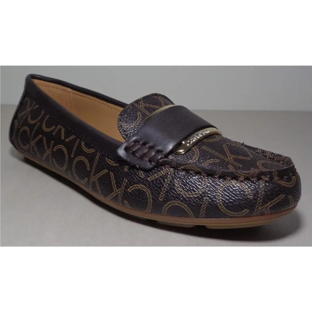Calvin Klein shoes - Leonie - Leonie - Medium Brown / Espresso Logo (UPC: 195972927353) 3