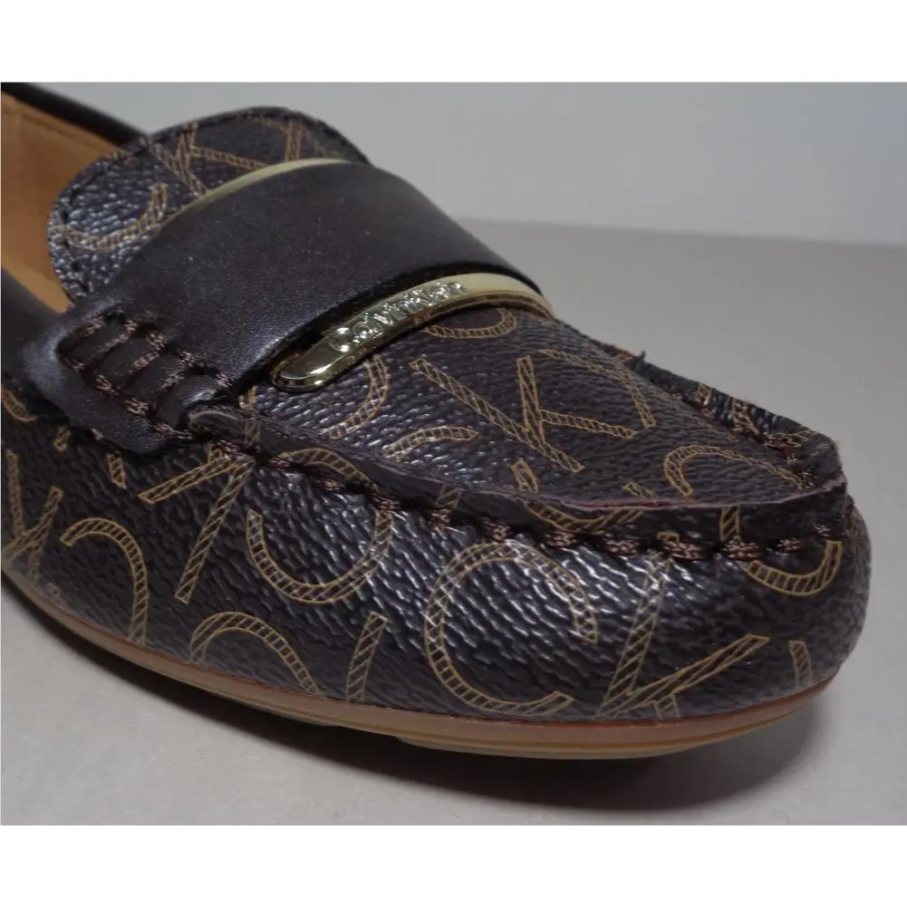 Calvin Klein shoes - Leonie - Leonie - Medium Brown / Espresso Logo (UPC: 195972927353) 4