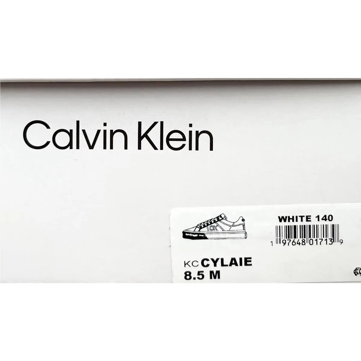 Calvin Klein shoes - Cylaie - Cylaie - White (UPC: 197648017139) 9