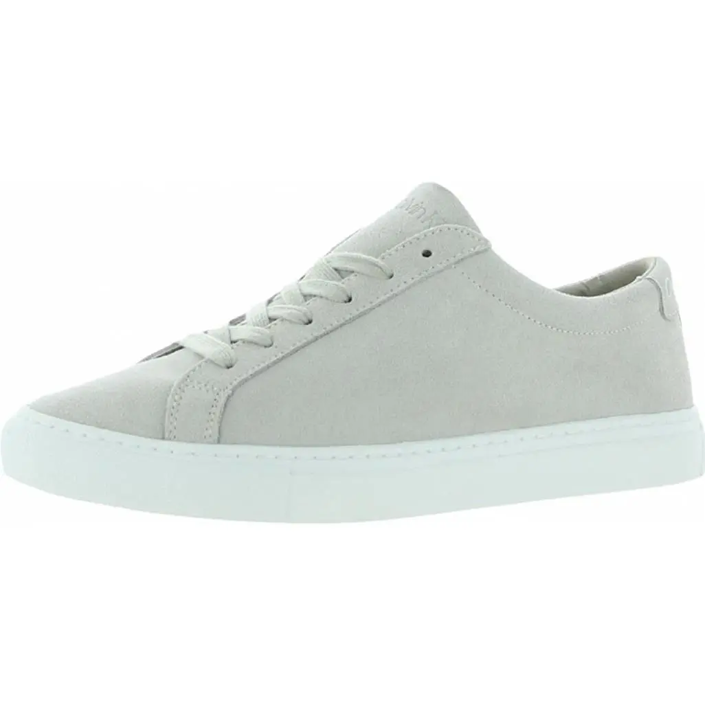 Display 9M Men`s Suede Calvin Klein Adrien Sneakers Classic Lace Up Athletic
