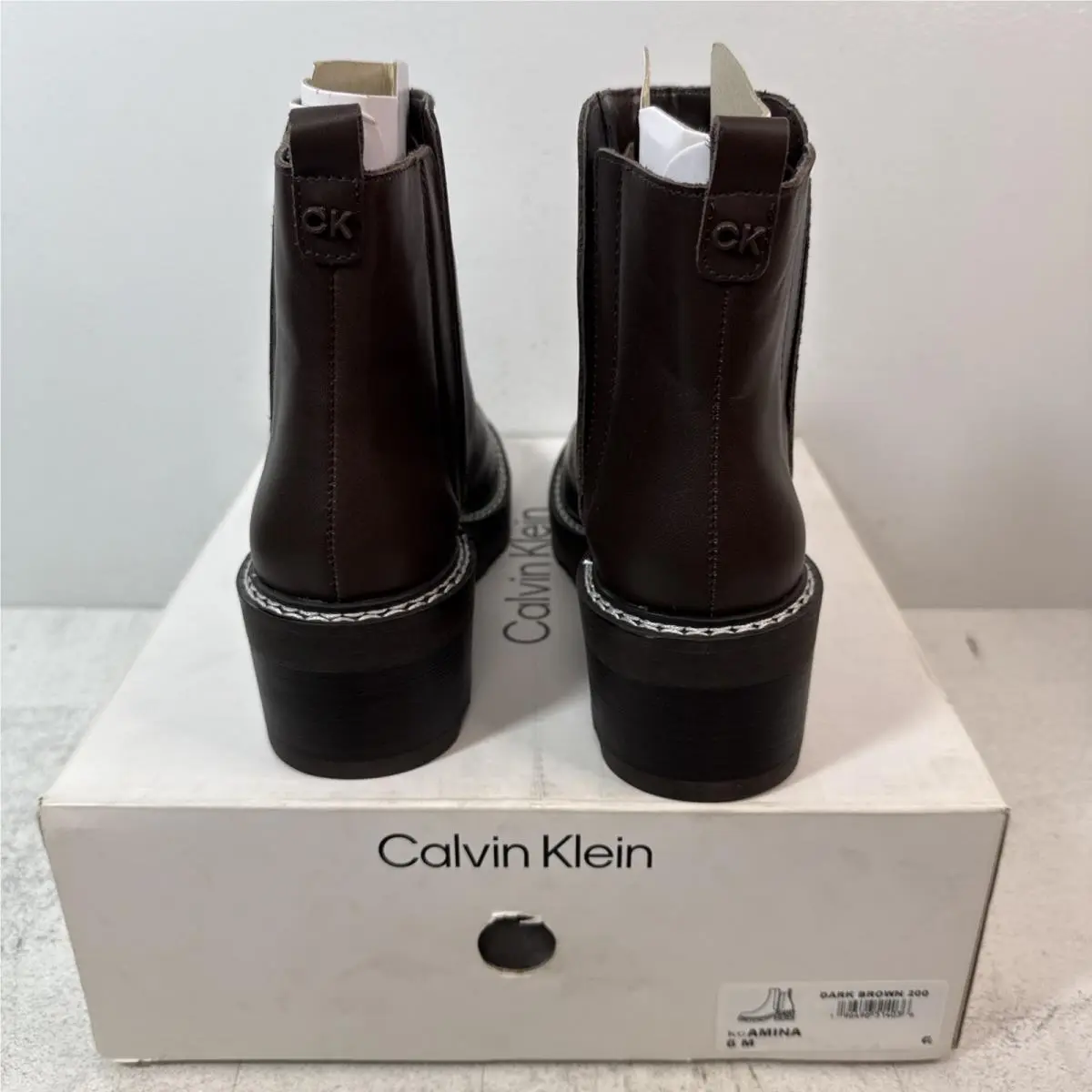 Calvin Klein shoes - CALVIN KLEIN Amina - Amina - Dark Brown (UPC: 0196496514036) 0
