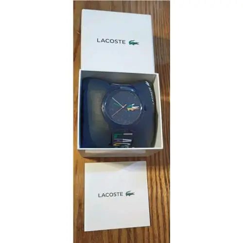 Analog Wristwatch Allegator  Strap by Lacoste