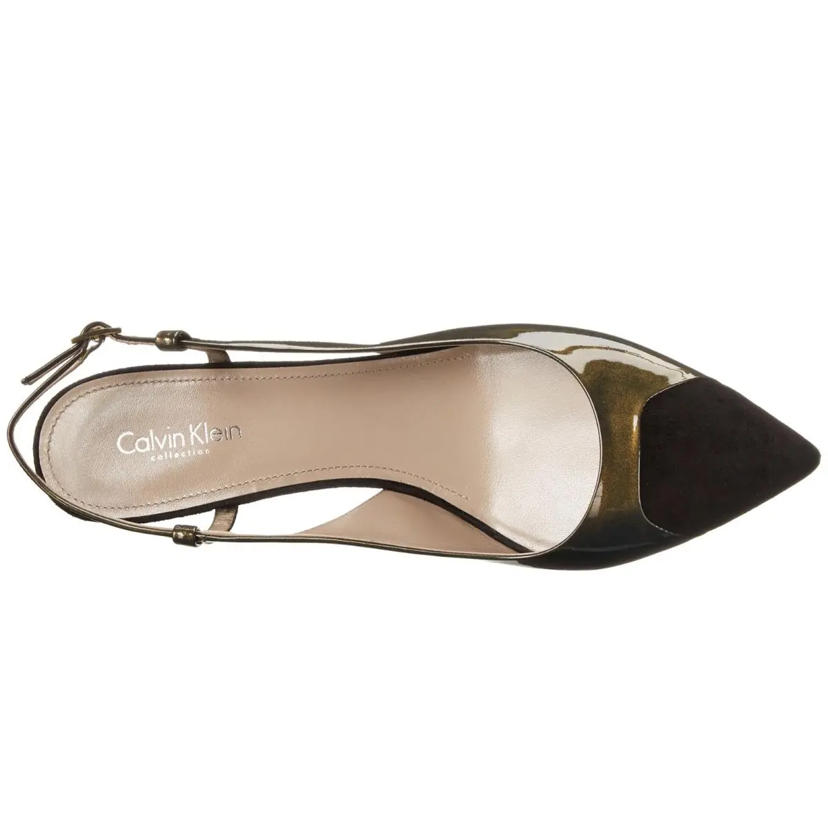 Calvin Klein shoes - "ZIVA" - Olive green/black (olivine/black) (UPC: 787936354123) 2
