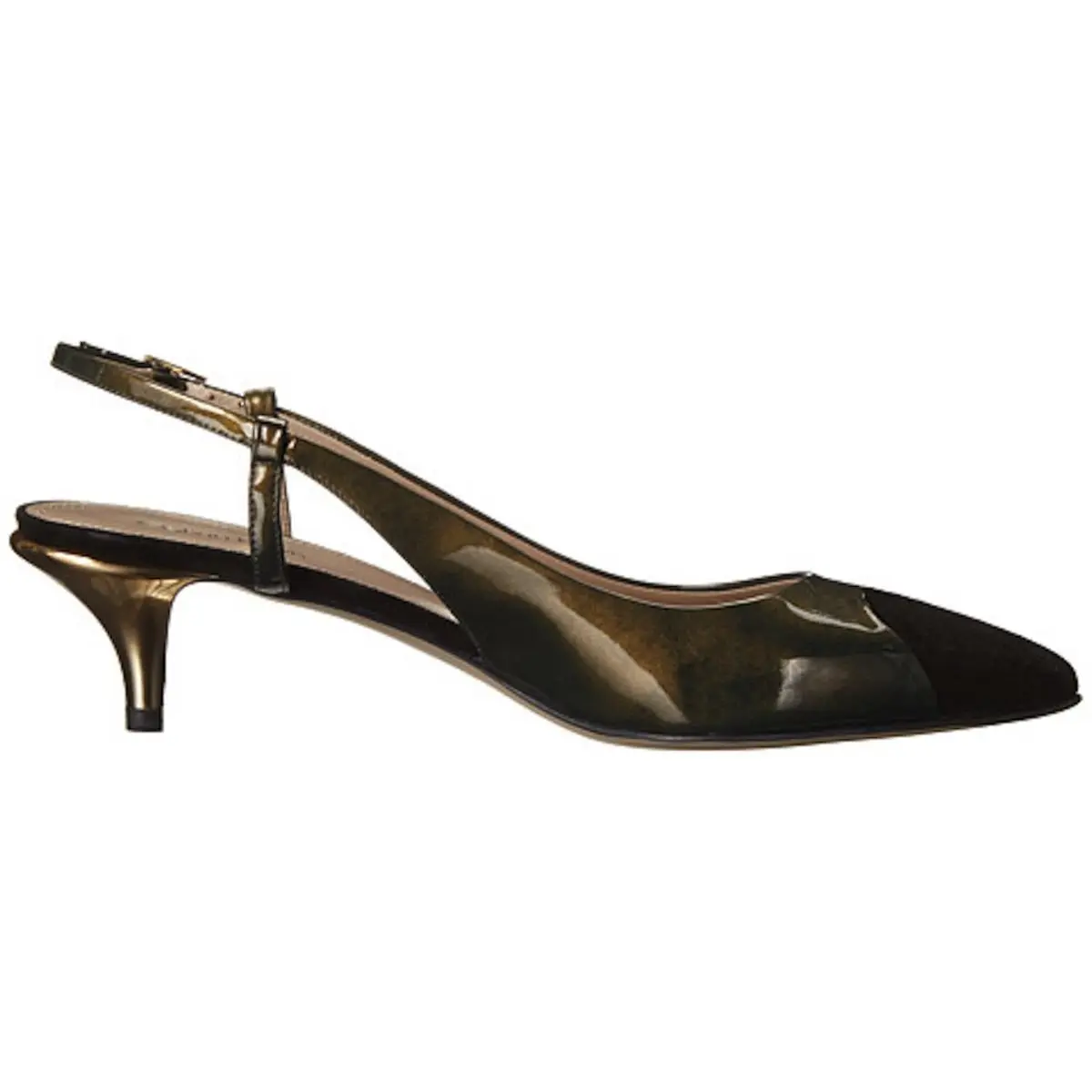 Calvin Klein shoes - "ZIVA" - Olive green/black (olivine/black) (UPC: 787936354123) 5