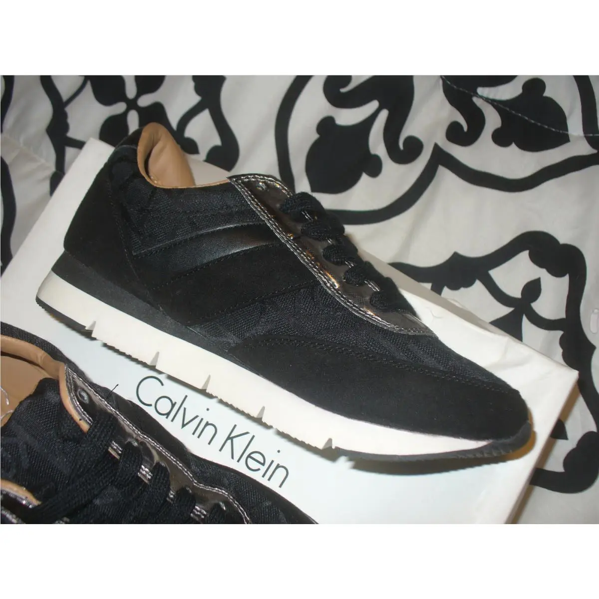 Calvin Klein shoes - 34E9767-BBK - 34E9767-BBK - BLACK/GOLD 0