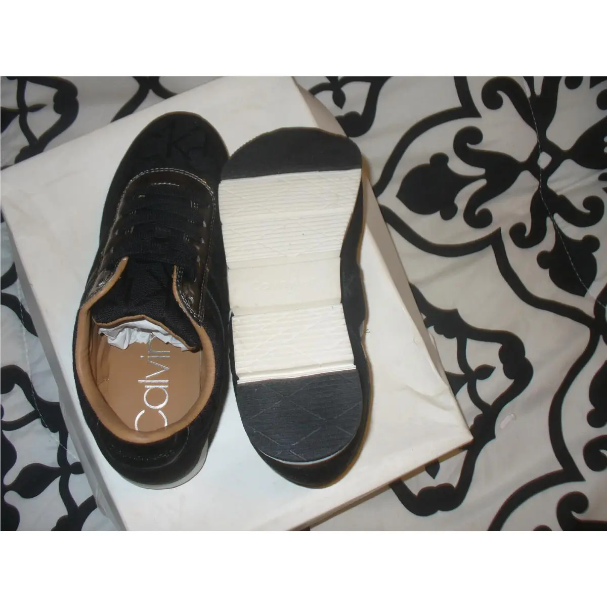 Calvin Klein shoes - 34E9767-BBK - 34E9767-BBK - BLACK/GOLD 2