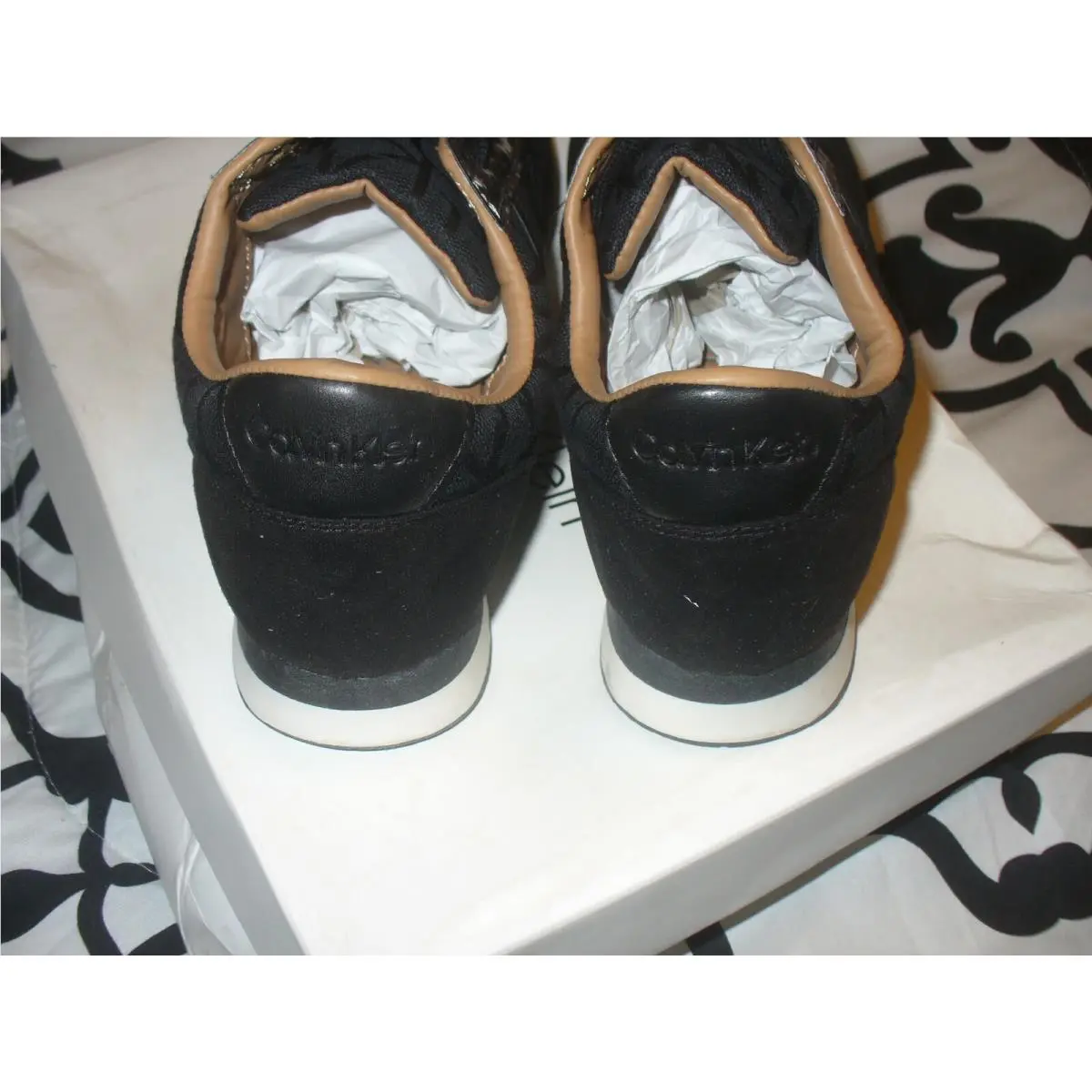 Calvin Klein shoes - 34E9767-BBK - 34E9767-BBK - BLACK/GOLD 4