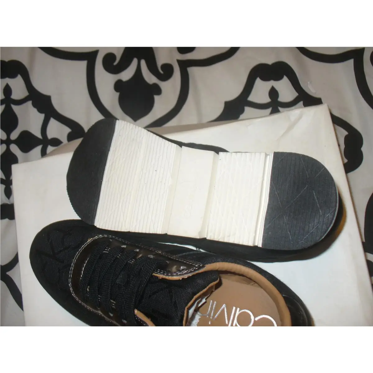 Calvin Klein shoes - 34E9767-BBK - 34E9767-BBK - BLACK/GOLD 6