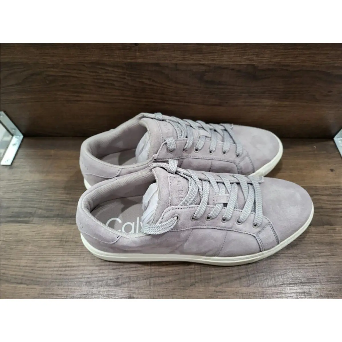 Calvin Klein shoes - LIGHT GRAY SUEDE (UPC: 195972352469) 1