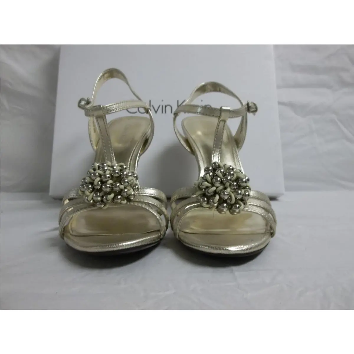 Calvin Klein shoes - Off White, Metallic (UPC: 767959393781) 0