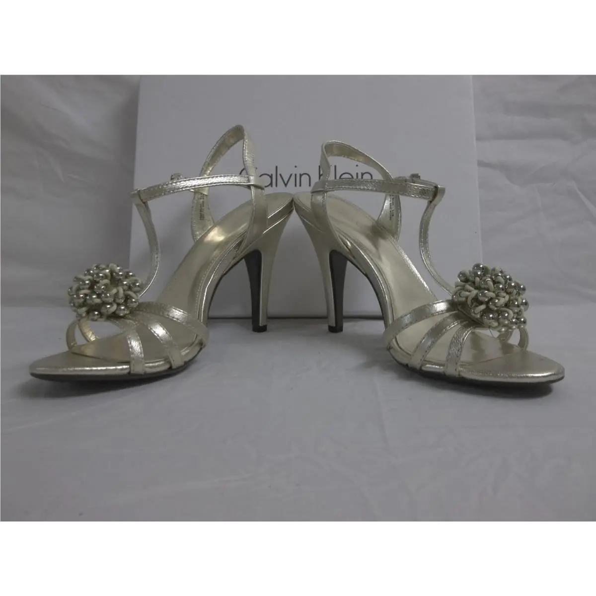 Calvin Klein shoes - Off White, Metallic (UPC: 767959393781) 2
