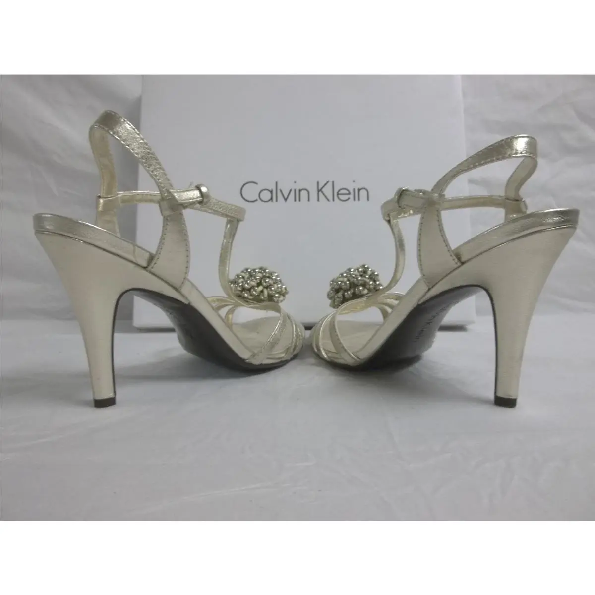Calvin Klein shoes - Off White, Metallic (UPC: 767959393781) 3