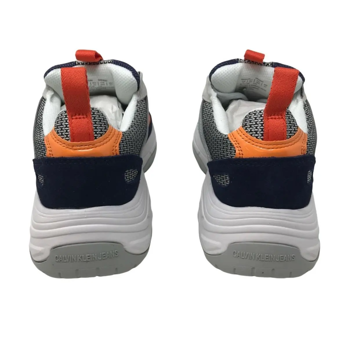 Calvin Klein shoes - navy/light gray/orange (UPC: 192675379199) 0